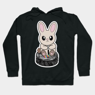 Pride Puck Bunny (Pansexual) Hoodie